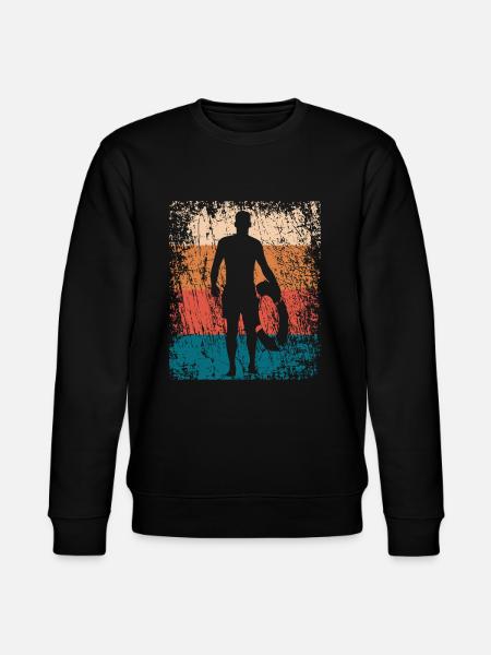 Lifeguard Lifeguard Retro Gift - Stanley/Stella CHANGER Unisex Organic Sweatshirt - black