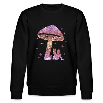 Glitter Fée Elfe Conte de Fées Dames Fille Cadeau - Sweat bio CHANGER Stanley/Stella Unisexe - noir - Devant - Nik (191cm) & Marisol (170cm)