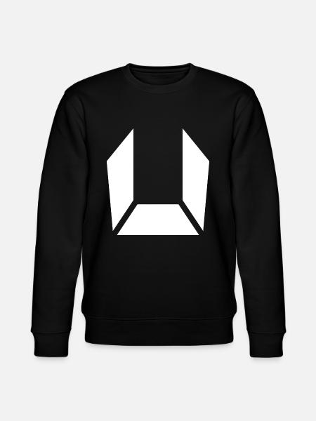 Letter U Gamer - Stanley/Stella CHANGER Unisex Organic Sweatshirt - black