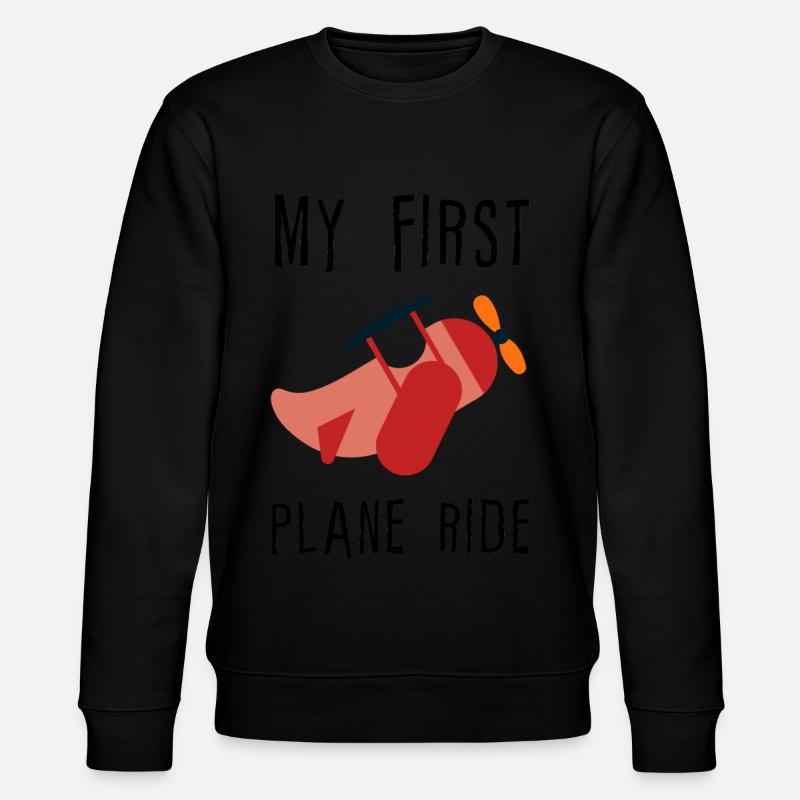 My First Plane Ride 4 - Sweat bio CHANGER Stanley/Stella Unisexe - noir