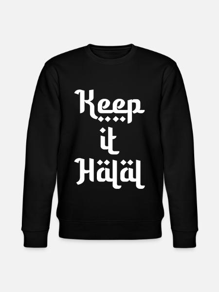 keep it halal gift - Stanley/Stella CHANGER Unisex Organic Sweatshirt - black