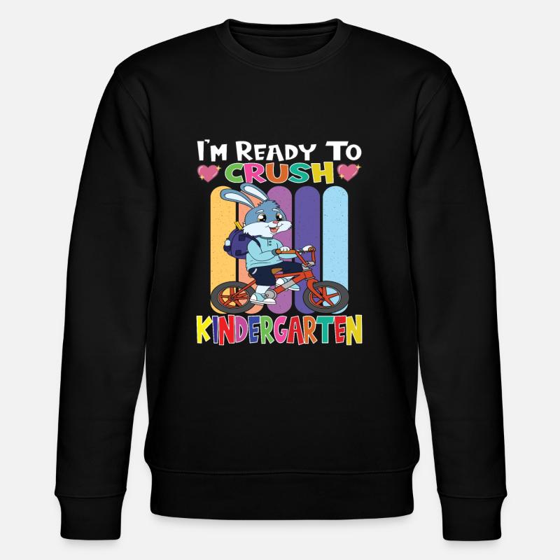 Kindergartenkind Kindergarten Geschenk - Stanley/Stella Unisex Bio-Sweatshirt CHANGER  - Schwarz