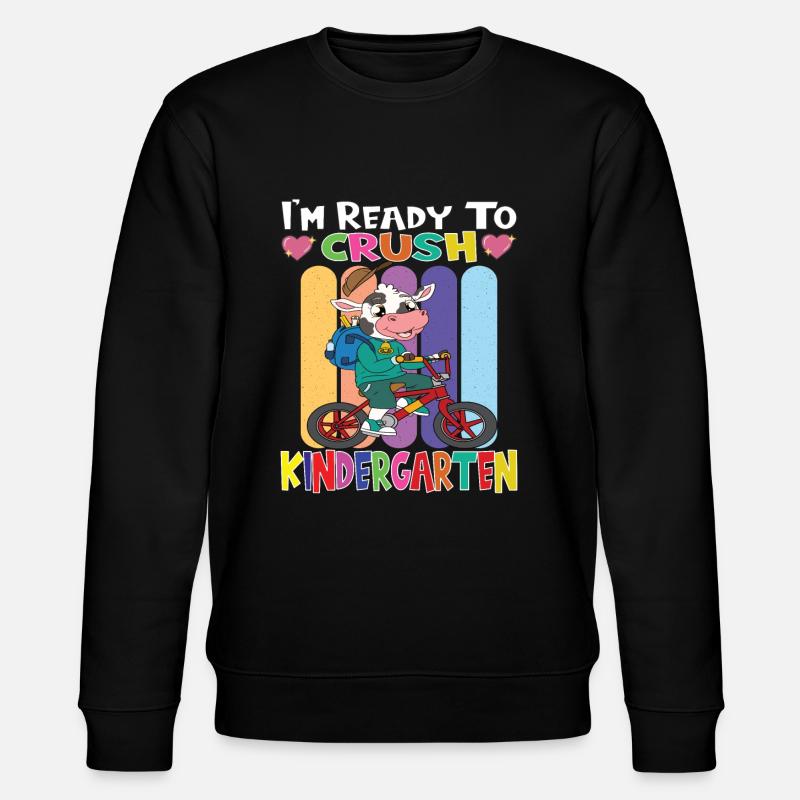 Kindergartenkind Kindergarten Geschenk - Stanley/Stella Unisex Bio-Sweatshirt CHANGER  - Schwarz