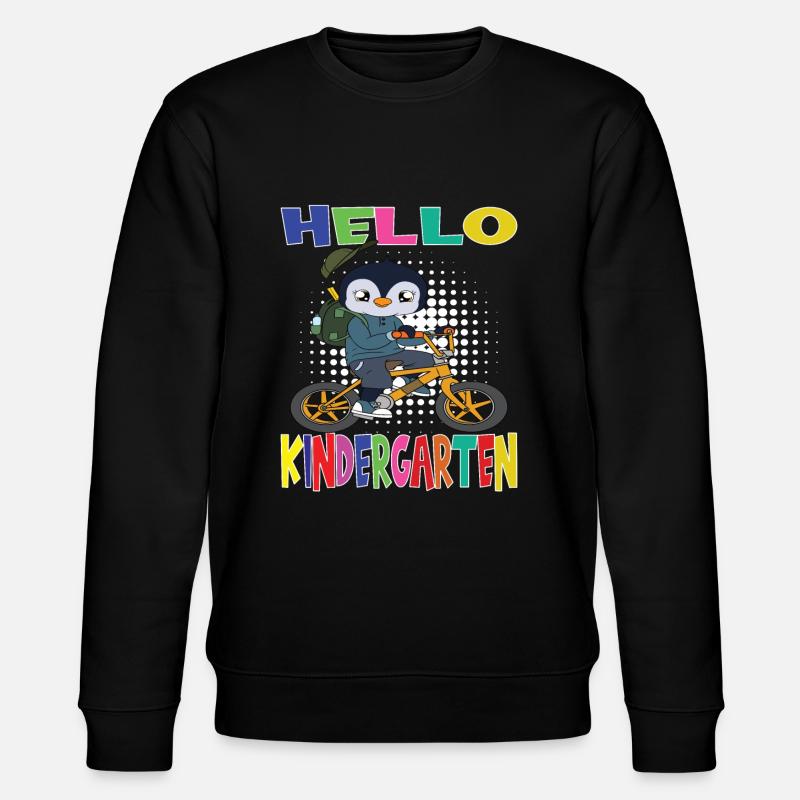 Kindergartenkind Kindergarten Geschenk - Stanley/Stella Unisex Bio-Sweatshirt CHANGER  - Schwarz