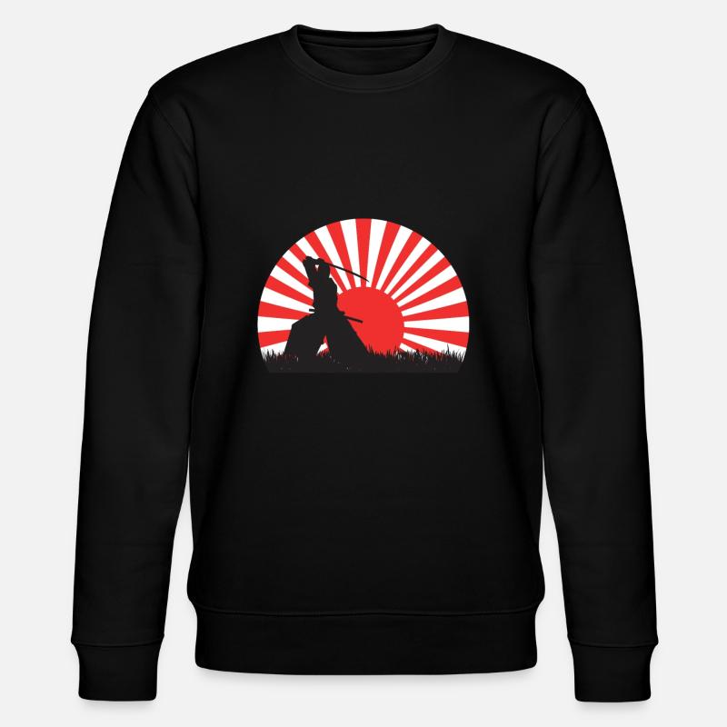 Samouraï Japon Sushi Idée cadeau - Sweat bio CHANGER Stanley/Stella Unisexe - noir