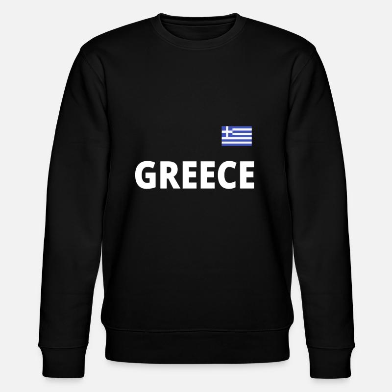 Grèce Vacances Été T-Shirt - Sweat bio CHANGER Stanley/Stella Unisexe - noir