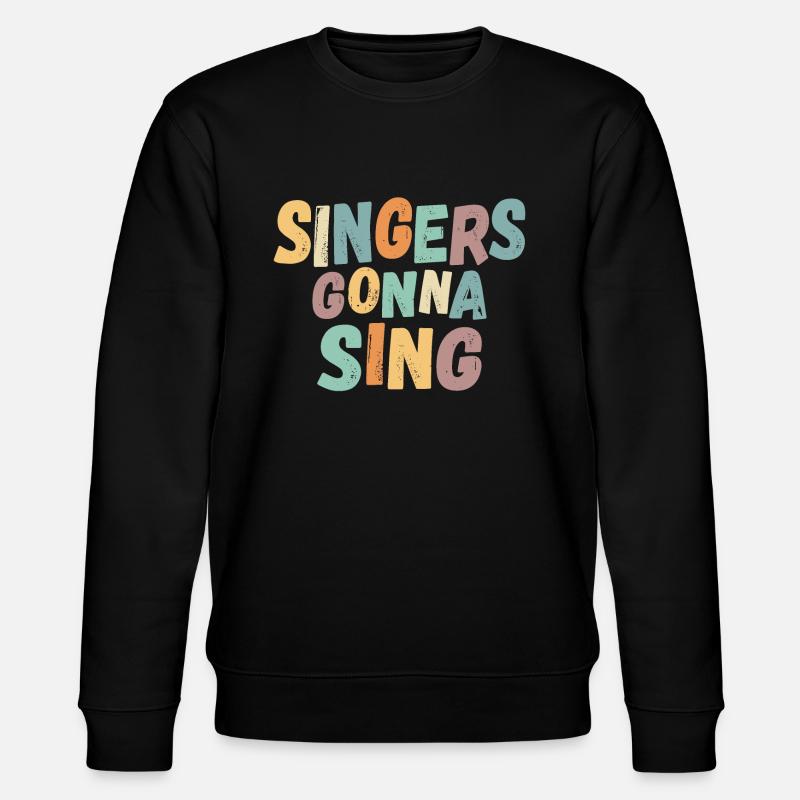 Chanteurs qui vont chanter - Sweat bio CHANGER Stanley/Stella Unisexe - noir