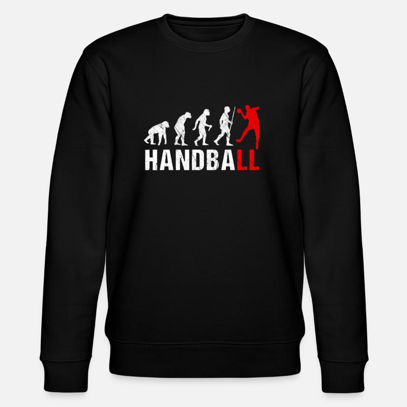 Handball - Stanley/Stella Unisex Bio-Sweatshirt CHANGER  - Schwarz