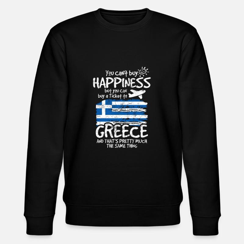 Grèce - Sweat bio CHANGER Stanley/Stella Unisexe - noir