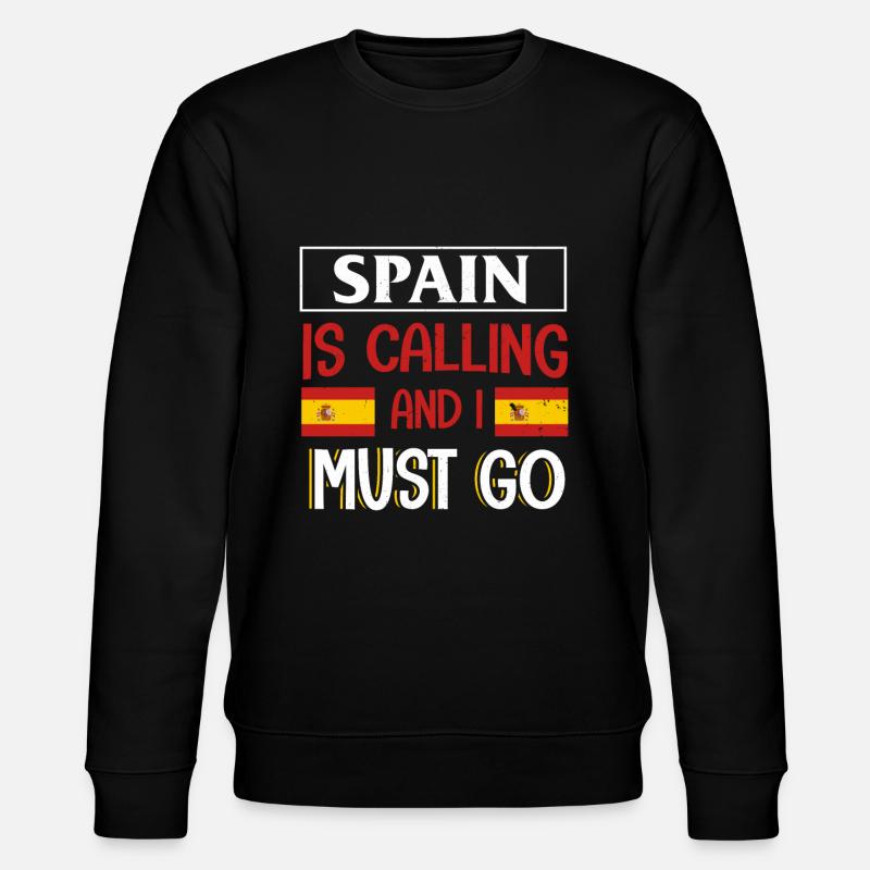 Spanien - Stanley/Stella Unisex Bio-Sweatshirt CHANGER - Schwarz
