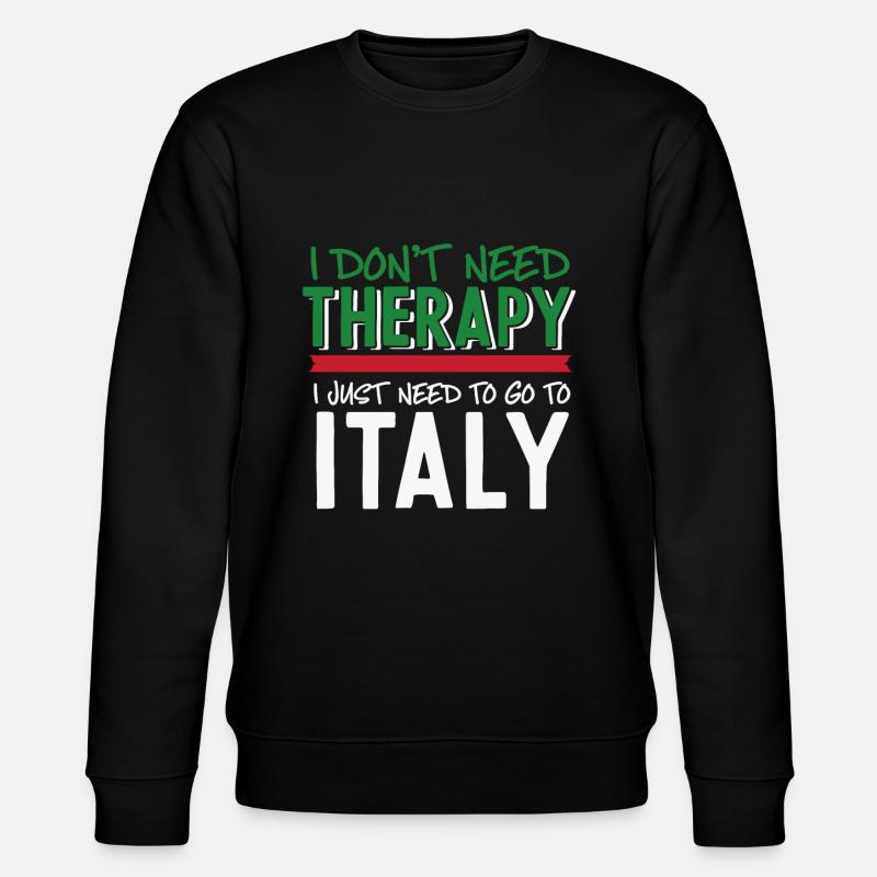 Italy - Stanley/Stella CHANGER Unisex Organic Sweatshirt - black