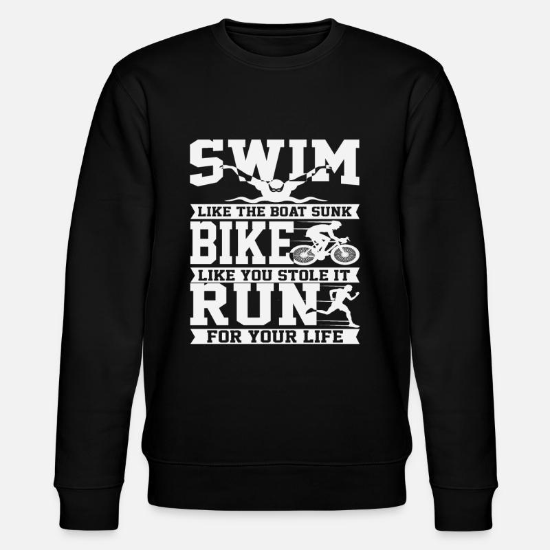 Triathlon - Stanley/Stella CHANGER Unisex Organic Sweatshirt - black