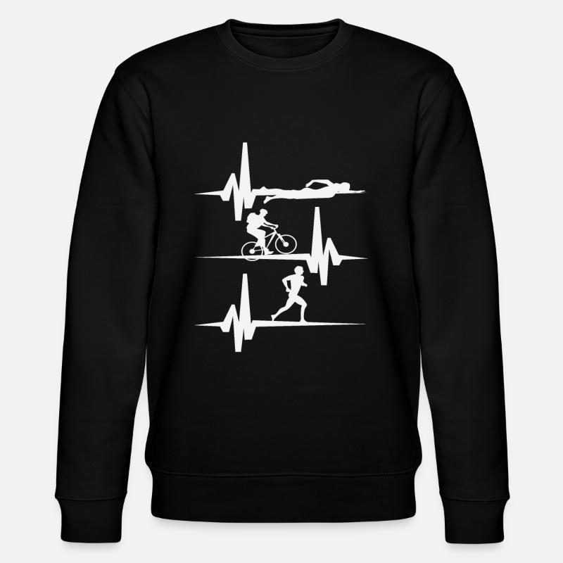 Triathlon - Stanley/Stella CHANGER Unisex Organic Sweatshirt - black