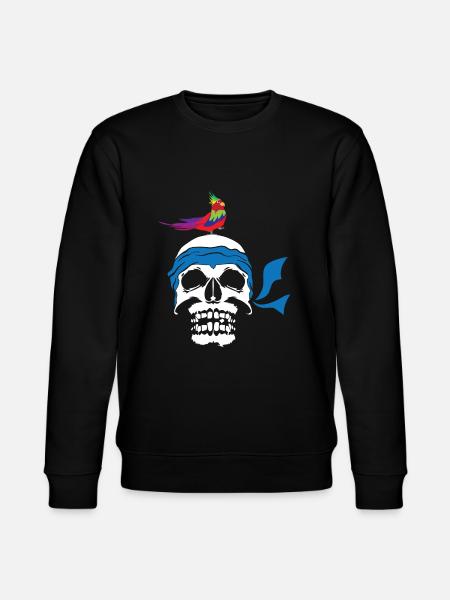 pirate - Stanley/Stella CHANGER Unisex Organic Sweatshirt - black