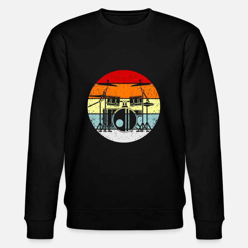 Drums - Stanley/Stella CHANGER Unisex Organic Sweatshirt - black