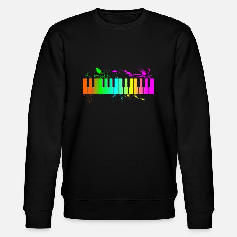 piano - Sweat bio CHANGER Stanley/Stella Unisexe - noir