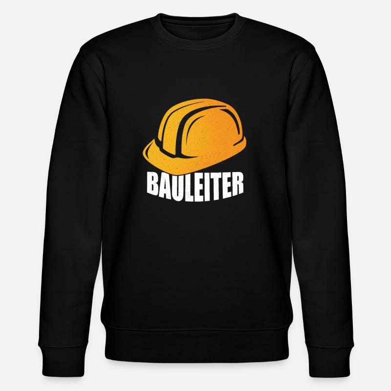 Bauarbeiter - Stanley/Stella Unisex Bio-Sweatshirt CHANGER  - Schwarz