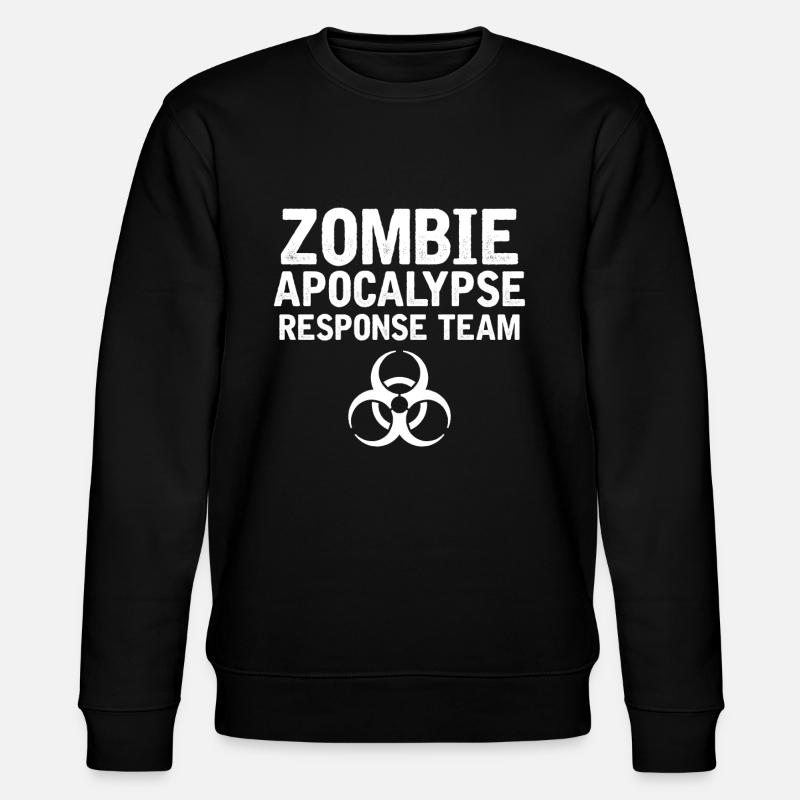 Zombies - Stanley/Stella Unisex Bio-Sweatshirt CHANGER  - Schwarz