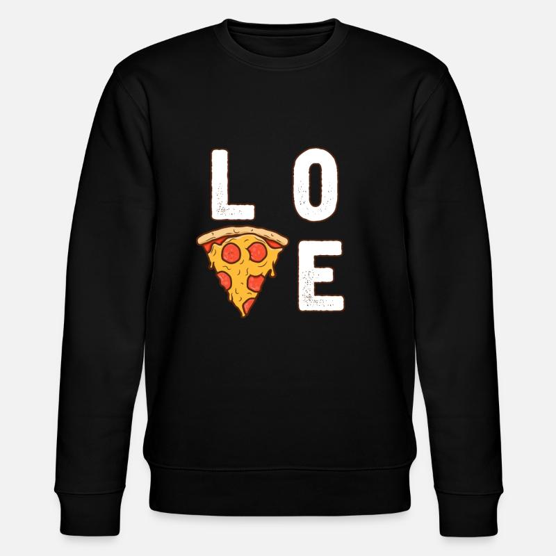 pizza - Sweat bio CHANGER Stanley/Stella Unisexe - noir