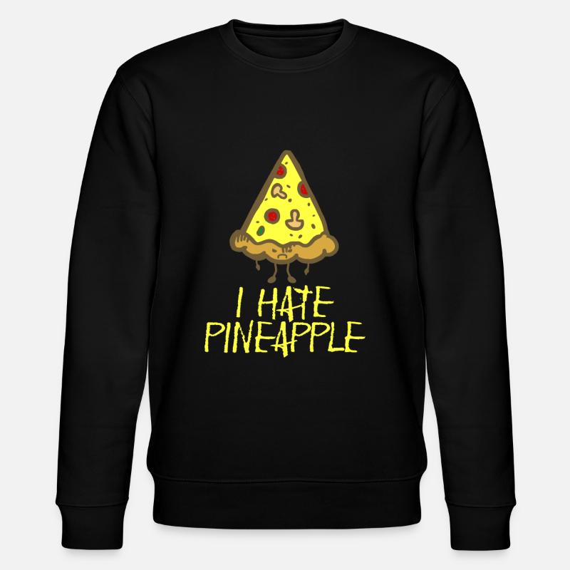 Pizza - Stanley/Stella Unisex Bio-Sweatshirt CHANGER  - Schwarz