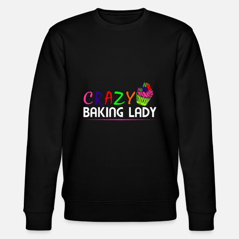 to bake - Stanley/Stella CHANGER Unisex Organic Sweatshirt - black