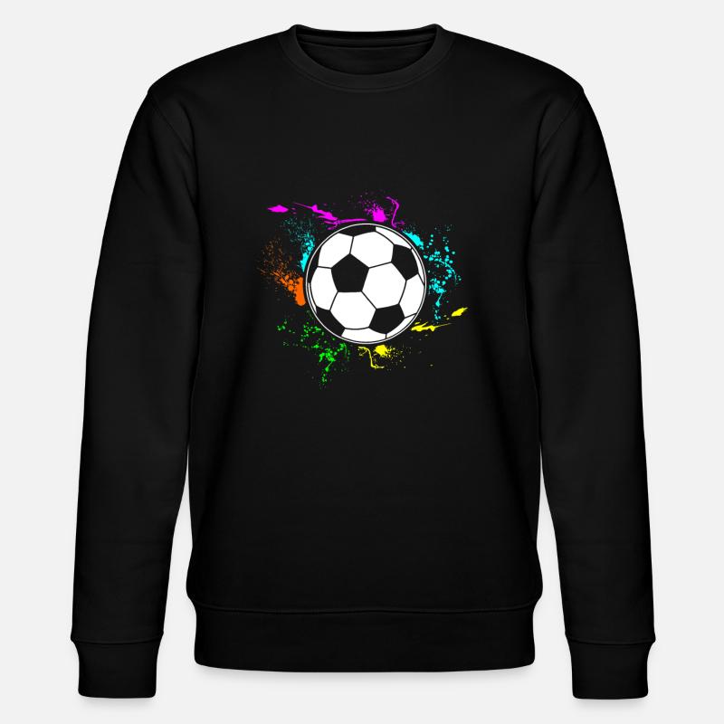 Fußball - Stanley/Stella Unisex Bio-Sweatshirt CHANGER  - Schwarz
