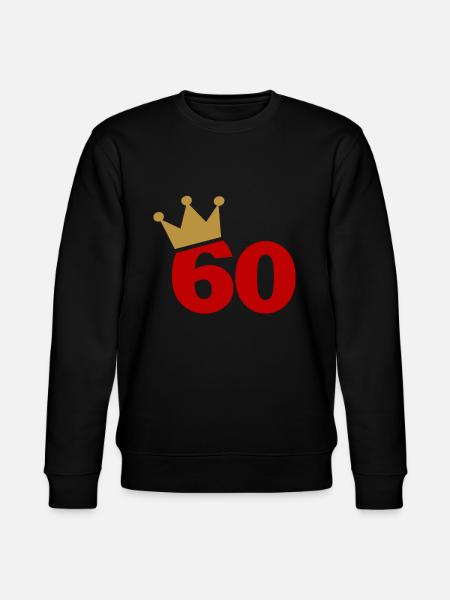 60th birthday - Stanley/Stella CHANGER Unisex Organic Sweatshirt - black