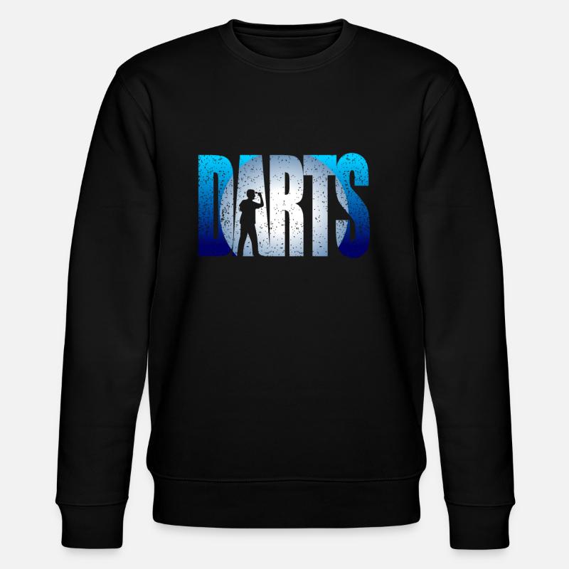 Darts - Stanley/Stella CHANGER Unisex Organic Sweatshirt - black