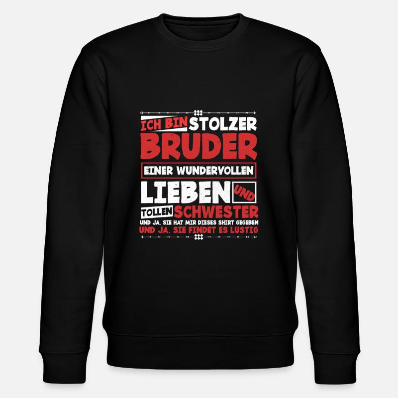 Schwester - Stanley/Stella Unisex Bio-Sweatshirt CHANGER - Schwarz