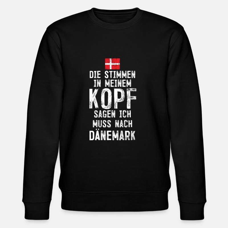 Danemark - Sweat bio CHANGER Stanley/Stella Unisexe - noir