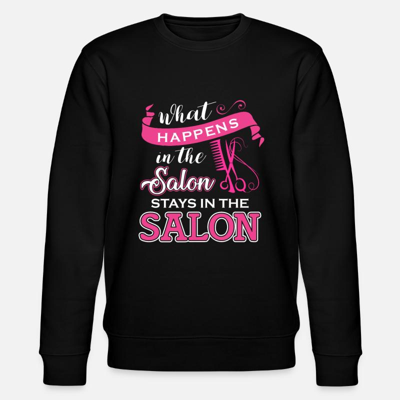 Friseur - Stanley/Stella Unisex Bio-Sweatshirt CHANGER  - Schwarz