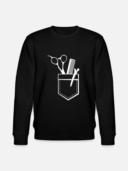 Friseur - Stanley/Stella Unisex Bio-Sweatshirt CHANGER  - Schwarz