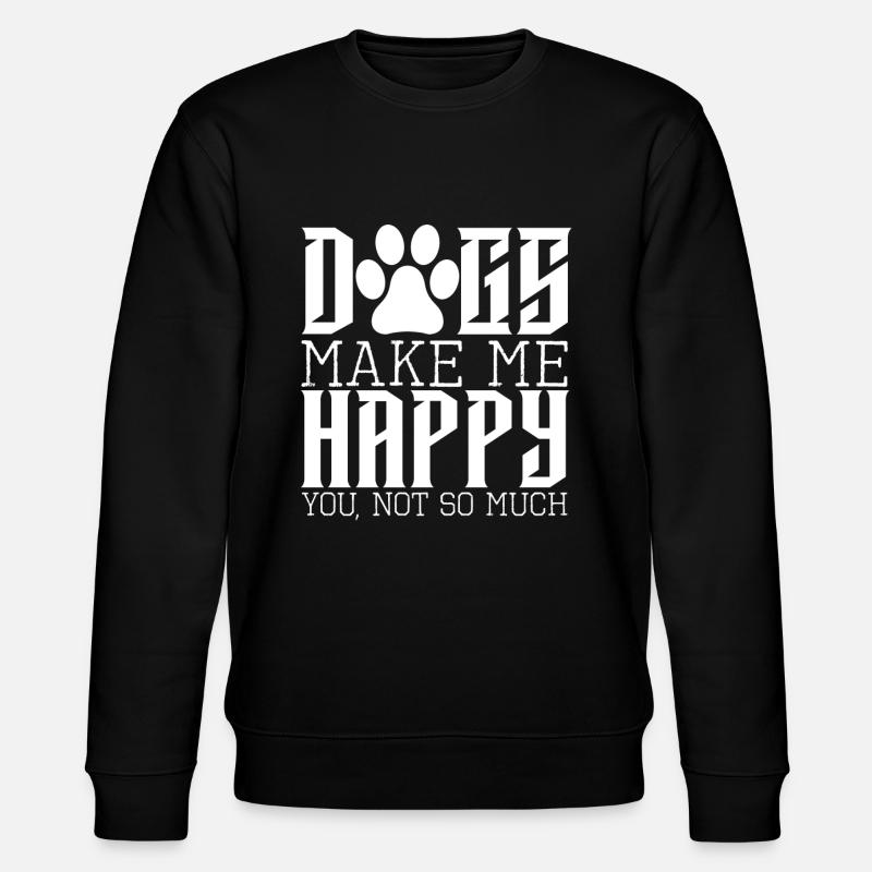 Hund - Stanley/Stella Unisex Bio-Sweatshirt CHANGER  - Schwarz