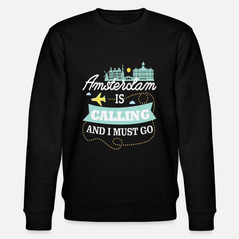 Amsterdam - Stanley/Stella Unisex Bio-Sweatshirt CHANGER  - Schwarz