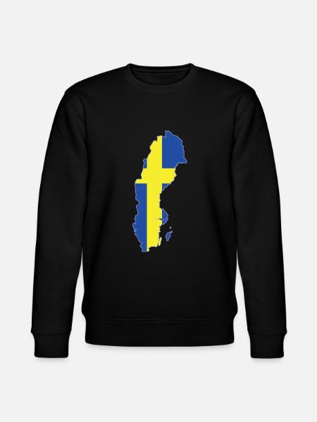 Schweden - Stanley/Stella Unisex Bio-Sweatshirt CHANGER  - Schwarz