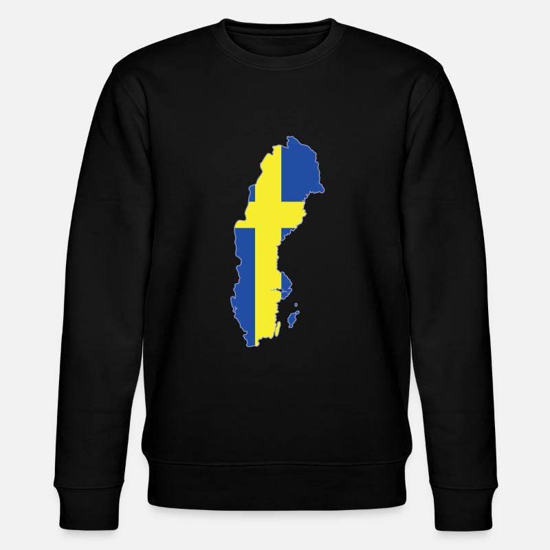 Schweden - Stanley/Stella Unisex Bio-Sweatshirt CHANGER  - Schwarz