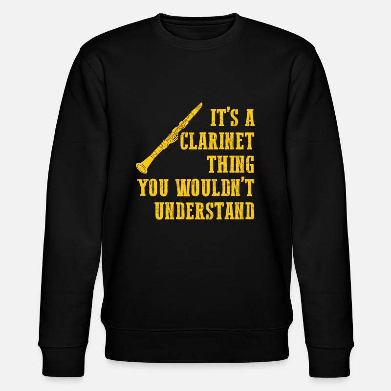 Clarinet - Stanley/Stella CHANGER Unisex Organic Sweatshirt - black