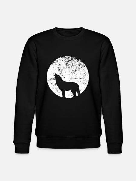 wolf - Stanley/Stella CHANGER Unisex Organic Sweatshirt - black