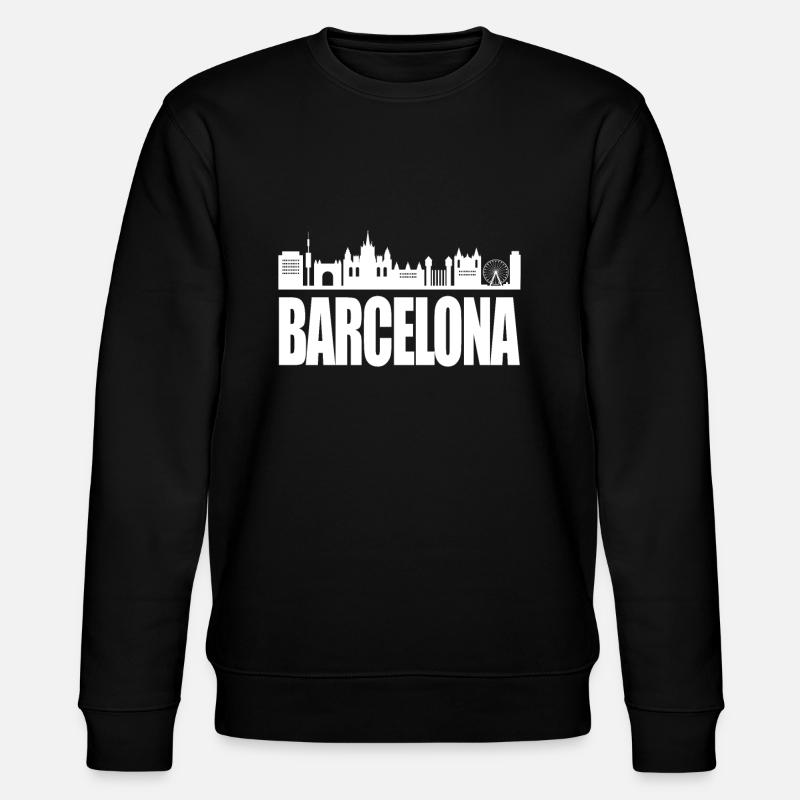 Barcelona - Stanley/Stella Unisex Bio-Sweatshirt CHANGER - Schwarz
