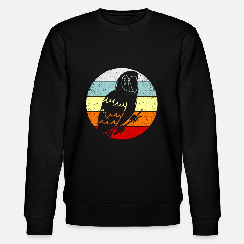 parrot - Stanley/Stella CHANGER Unisex Organic Sweatshirt - black