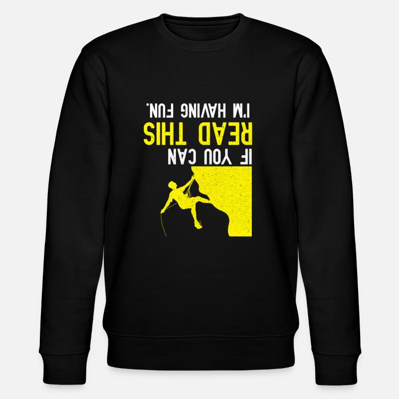 bouldering - Stanley/Stella CHANGER Unisex Organic Sweatshirt - black