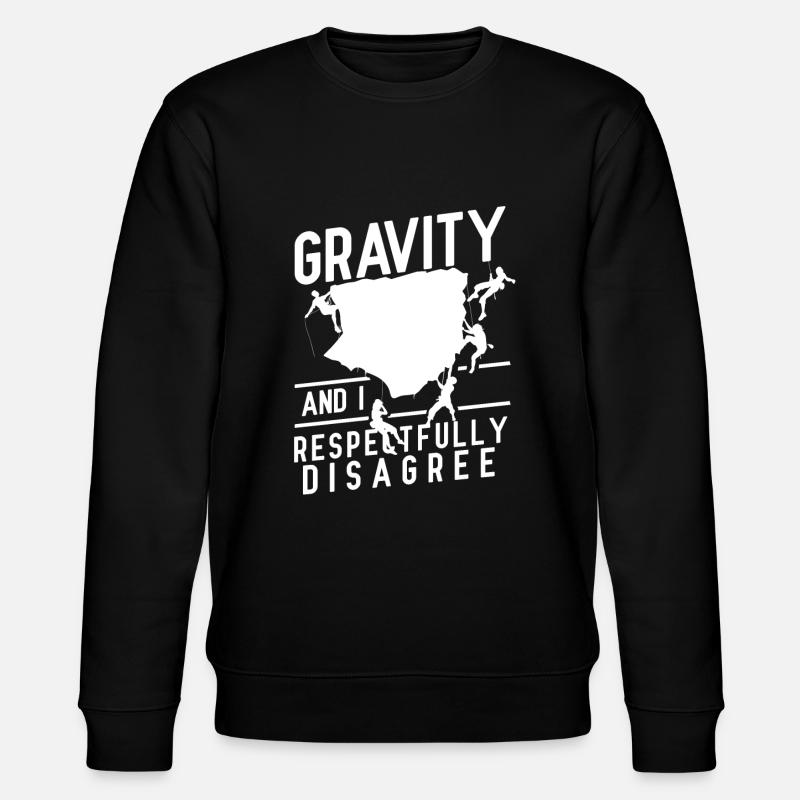 Bouldern - Stanley/Stella Unisex Bio-Sweatshirt CHANGER  - Schwarz