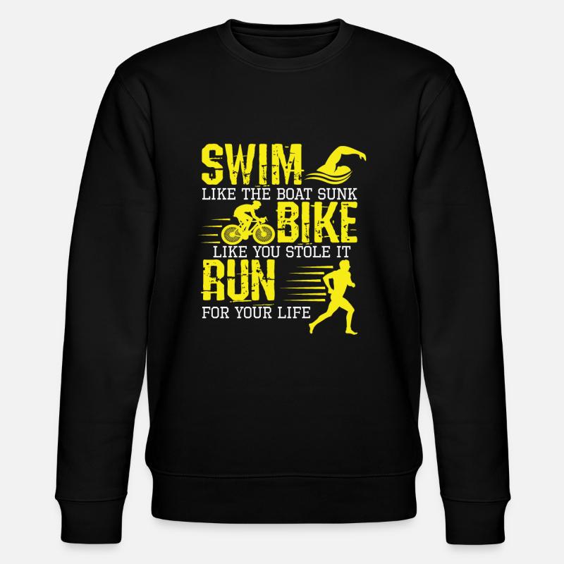 Triathlon - Stanley/Stella CHANGER Unisex Organic Sweatshirt - black