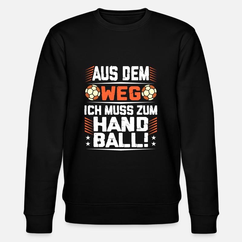 handball - Stanley/Stella CHANGER Unisex Organic Sweatshirt - black