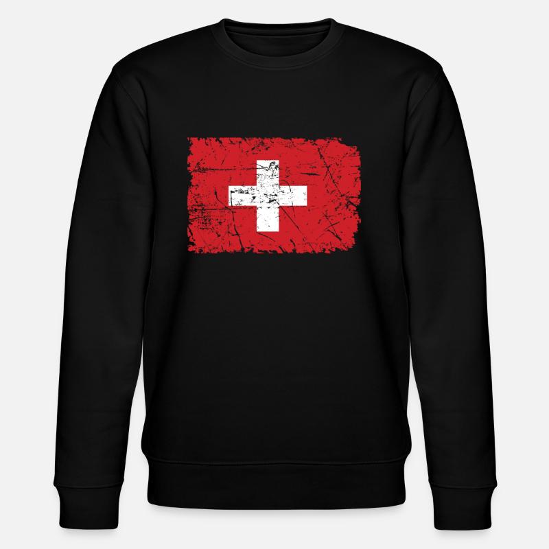 Suisse - Sweat bio CHANGER Stanley/Stella Unisexe - noir