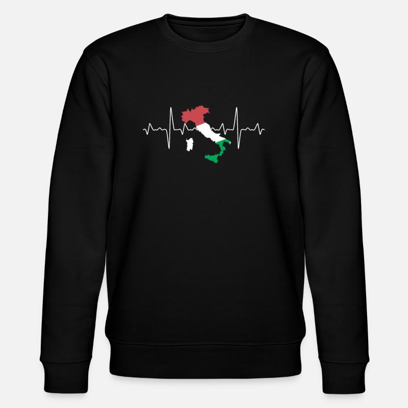 Italien - Stanley/Stella Unisex Bio-Sweatshirt CHANGER  - Schwarz