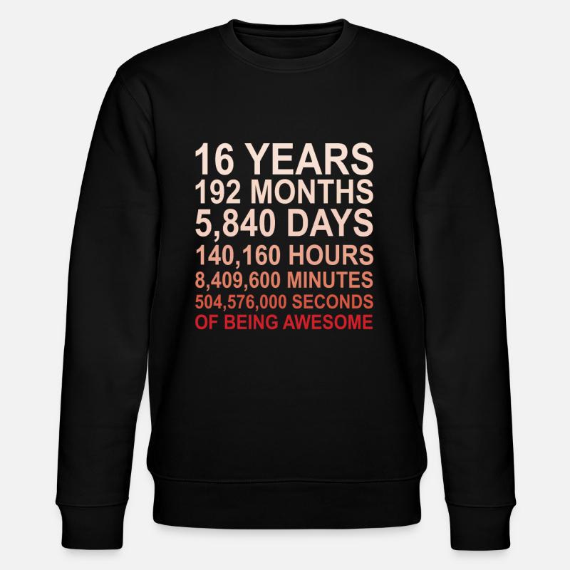 16ème anniversaire 2003 - Sweat bio CHANGER Stanley/Stella Unisexe - noir