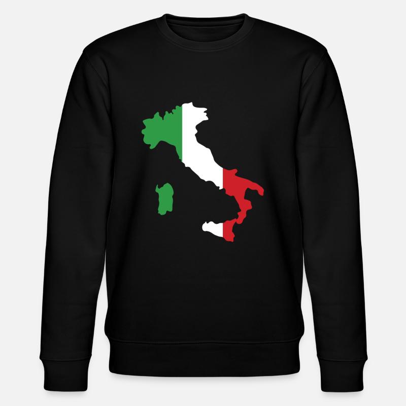 Italien - Stanley/Stella Unisex Bio-Sweatshirt CHANGER  - Schwarz