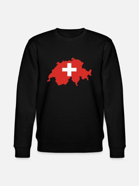 Switzerland - Stanley/Stella CHANGER Unisex Organic Sweatshirt - black