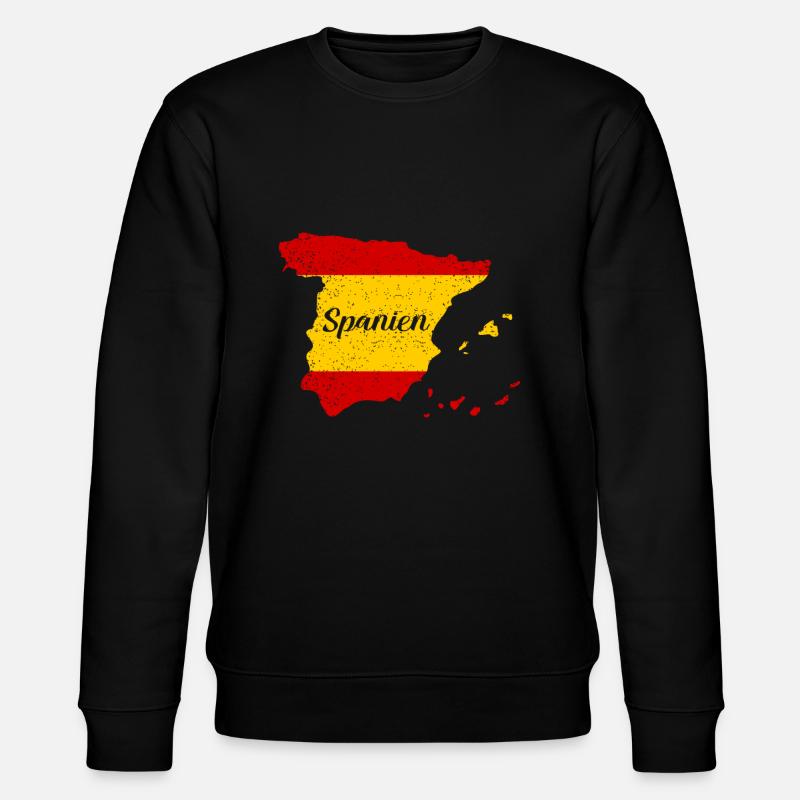 Spanien - Stanley/Stella Unisex Bio-Sweatshirt CHANGER  - Schwarz